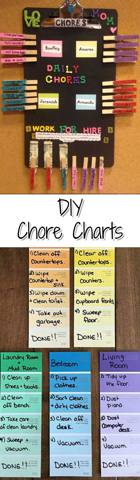 Behavior Chore Chart Ideas
