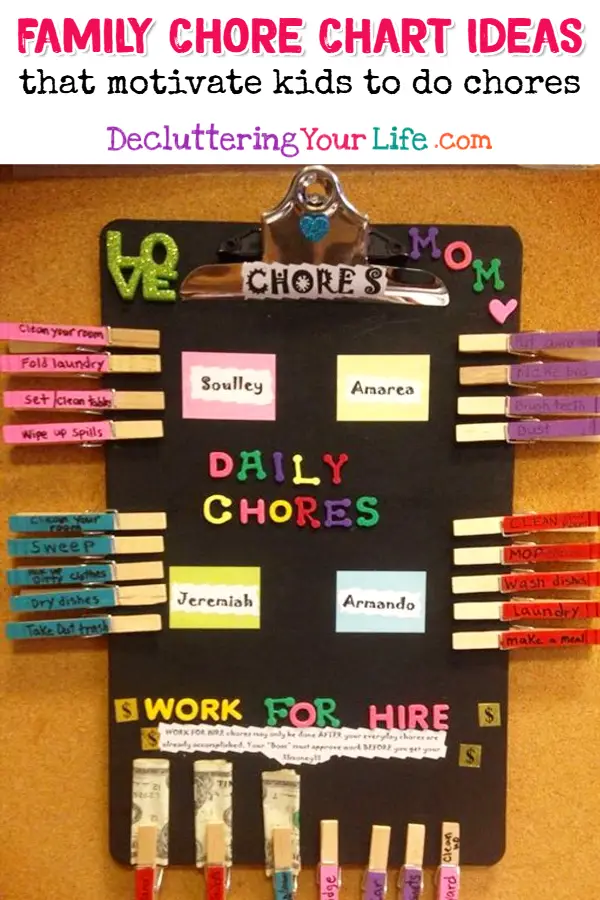 Fun Chore Charts For Family