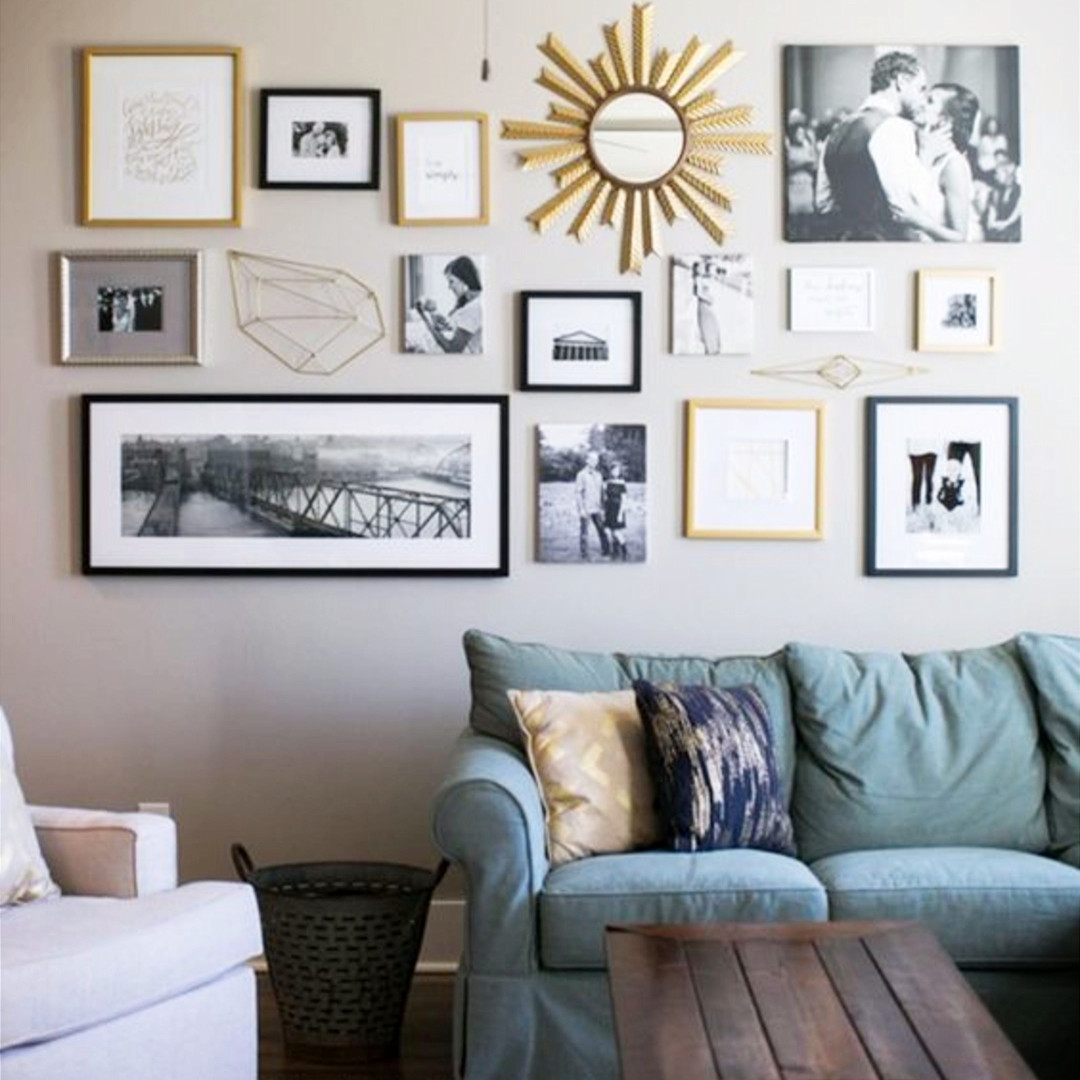 Diy Gallery Wall Ideas Accent Wall Decorating Ideas To Copy