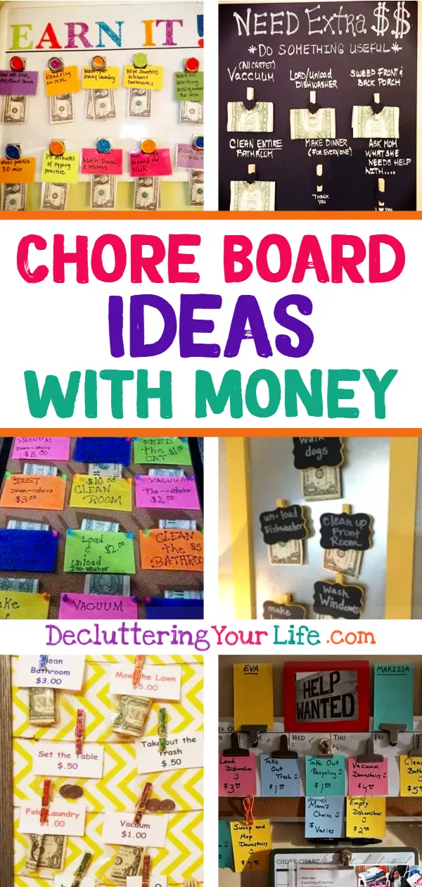 Chore Chart With Money Reward