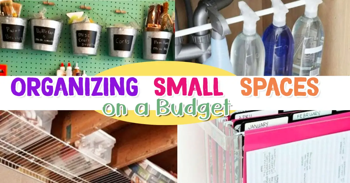 Organizing Small Spaces On A Budget Small Space Organization Hacks