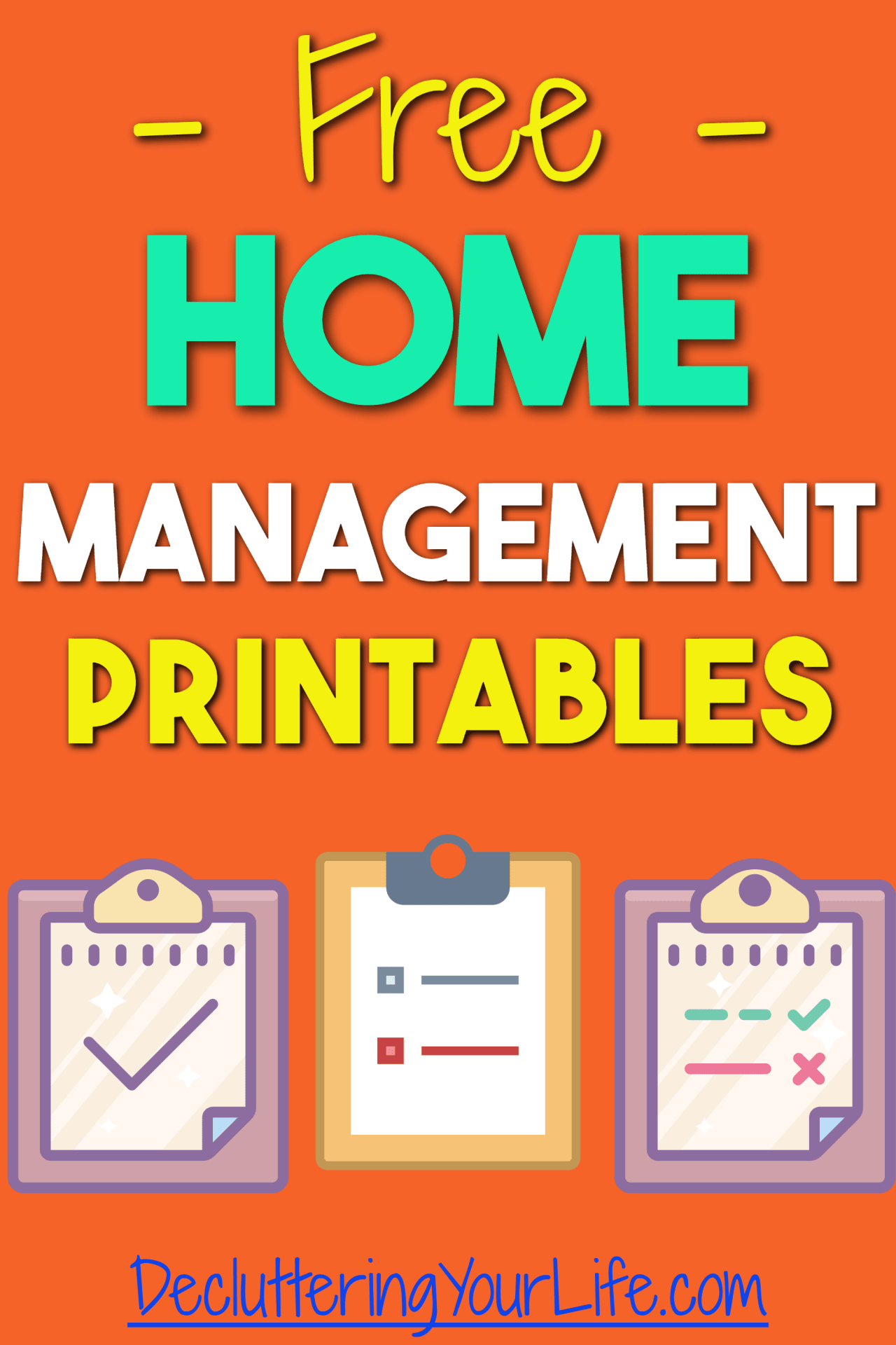 Home Management Printables Free Organization And Budgeting Printables