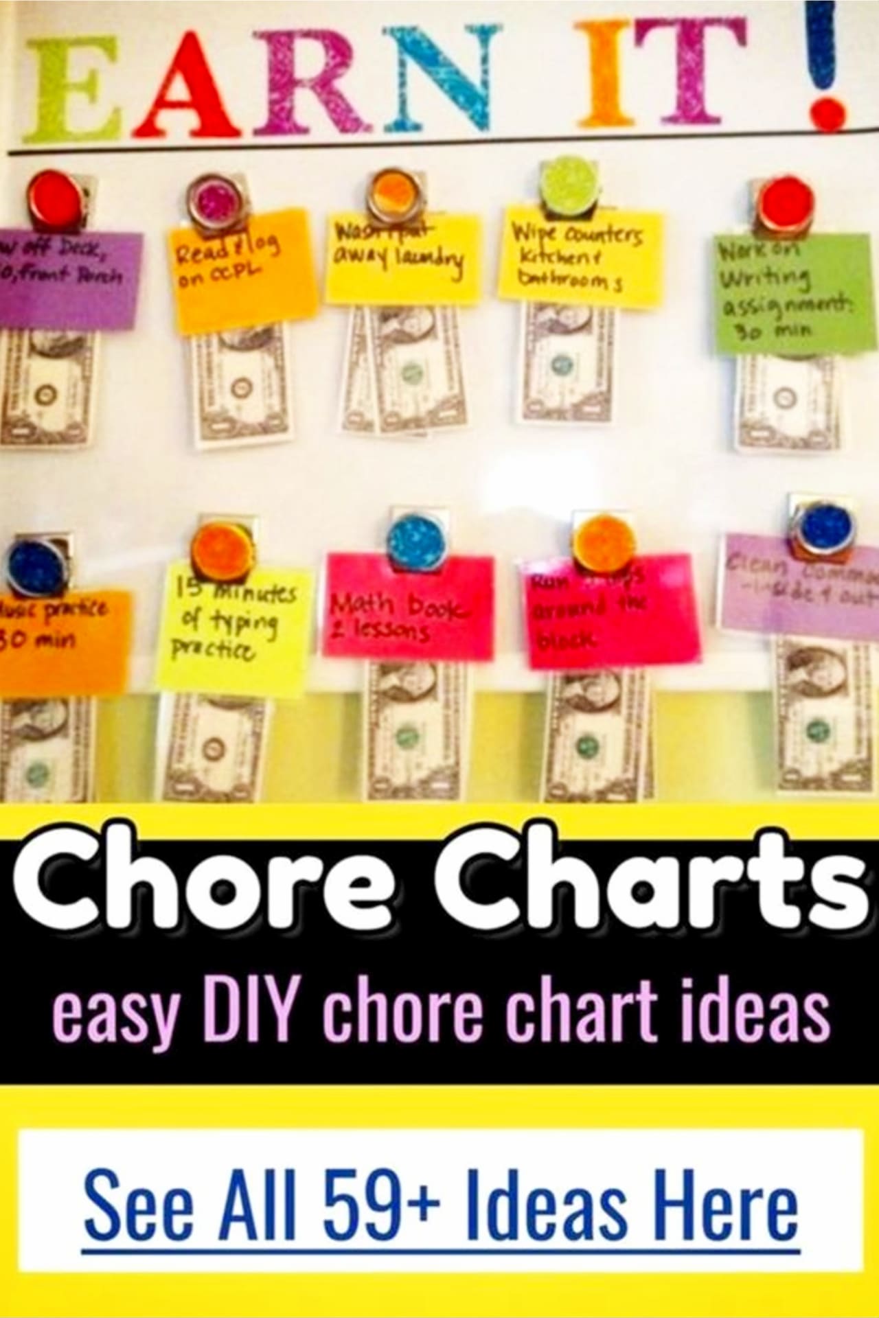 ✅ Chore Chart Ideas! Easy DIY Chore Board Ideas For Kids ...