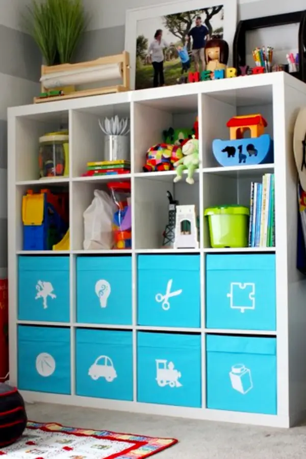 Toy organization ideas - #organizationideasforthehome #getorganized #momhacks #gettingorganized #lifehacks