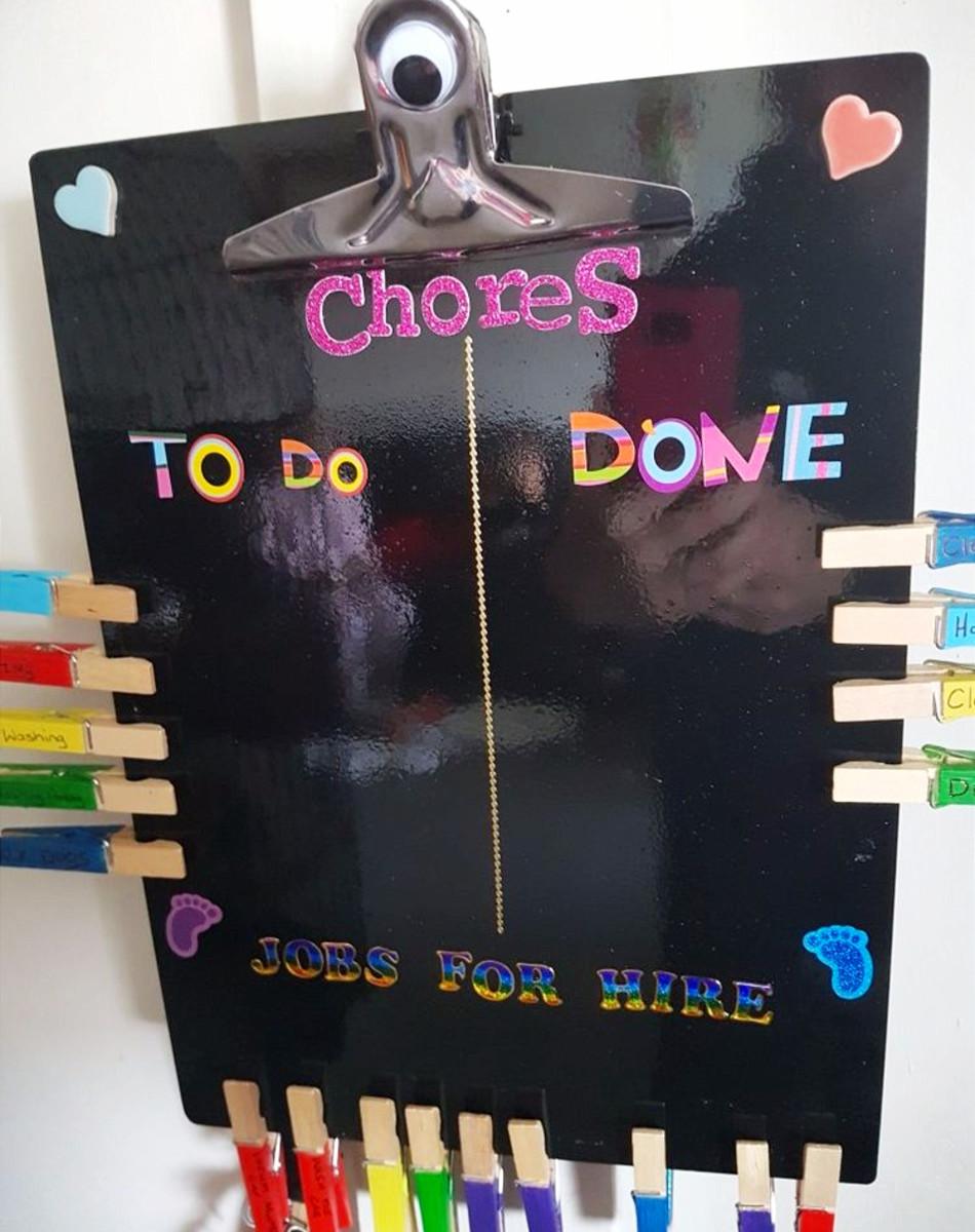 DIY Chore Chart ideas for the kids - Family Chore Chart Ideas and Cleaning Schedules