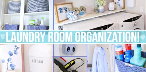 Organization Ideas for Small Laundry Rooms