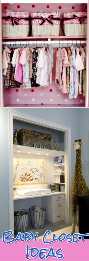 Baby Closet Organization Ideas - How To Organize the Baby Closet - DIY Nursery Closet Organization Ideas