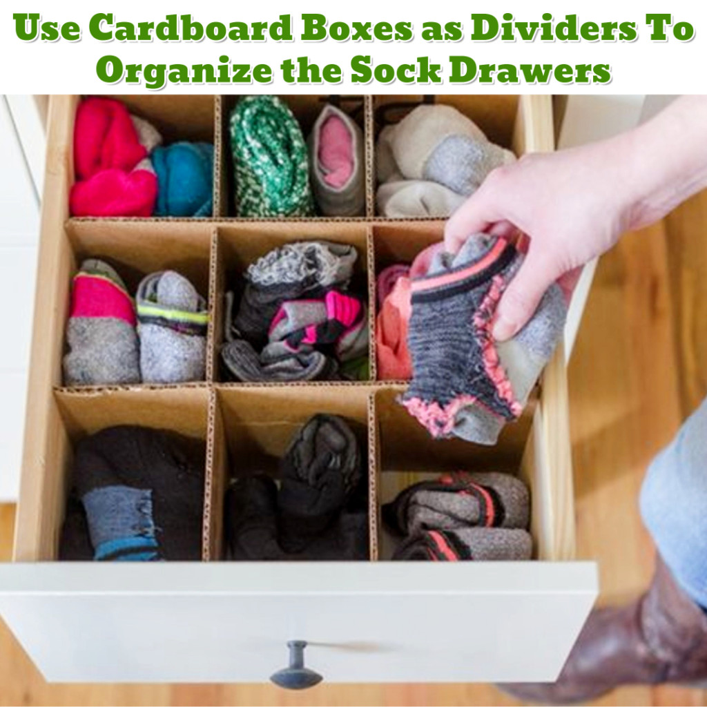 Sock drawer organization hack - Getting Organized - 50+ Easy DIY organization Ideas To Help Get Organized #getorganized #gettingorganized #organizationideasforthehome #diyhomedecor #organizingideas #cleaninghacks #lifehacks #diyideas