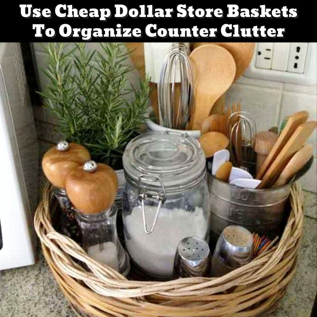 Kitichen counter organization ideas - organizing clutter in the kitchen - Getting Organized - 50+ Easy DIY organization Ideas To Help Get Organized #getorganized #gettingorganized #organizationideasforthehome #diyhomedecor #organizingideas #cleaninghacks #lifehacks #diyideas