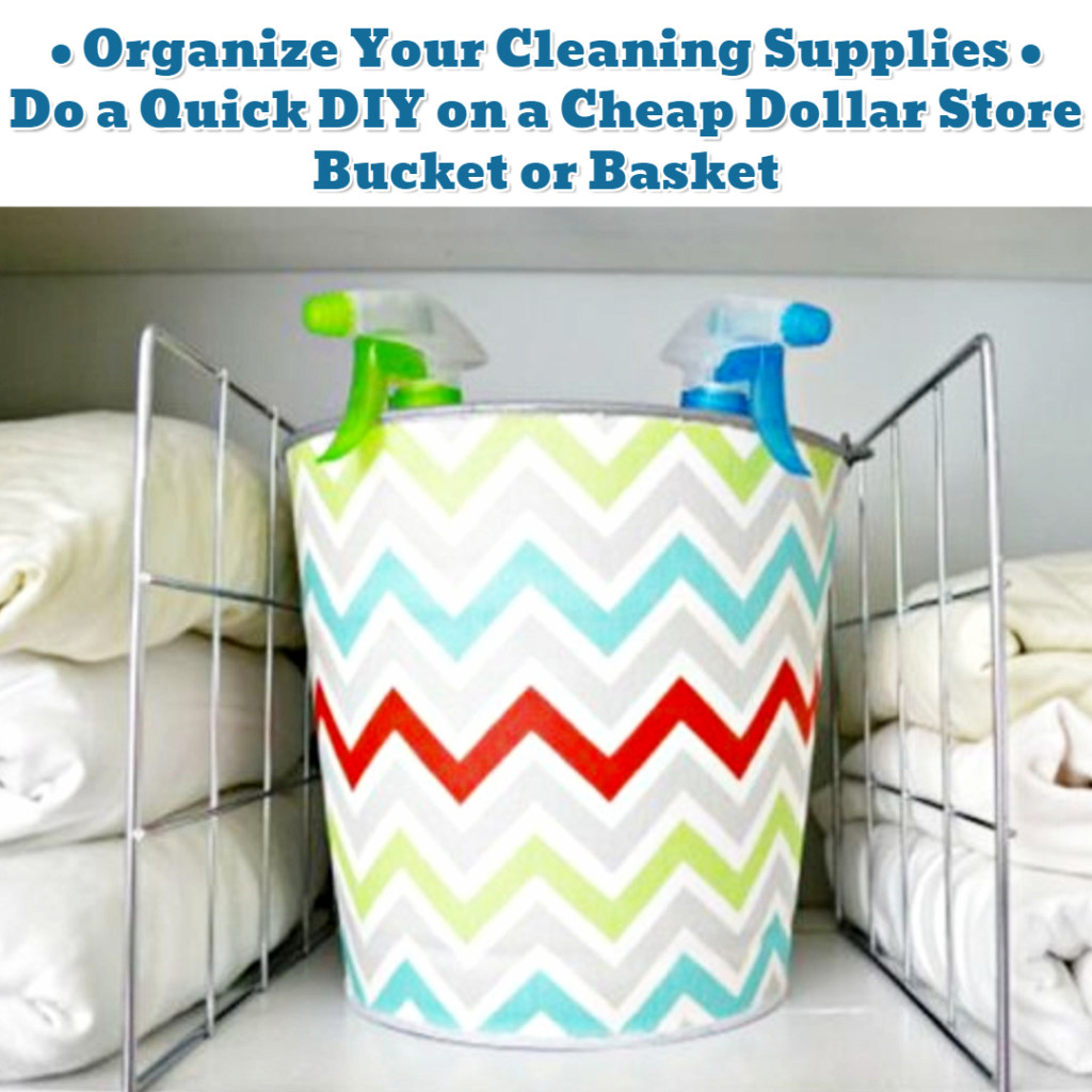 Cleaning Supplies Organization Ideas - Getting Organized - 50+ Easy DIY organization Ideas To Help Get Organized #getorganized #gettingorganized #organizationideasforthehome #diyhomedecor #organizingideas #cleaninghacks #lifehacks #diyideas