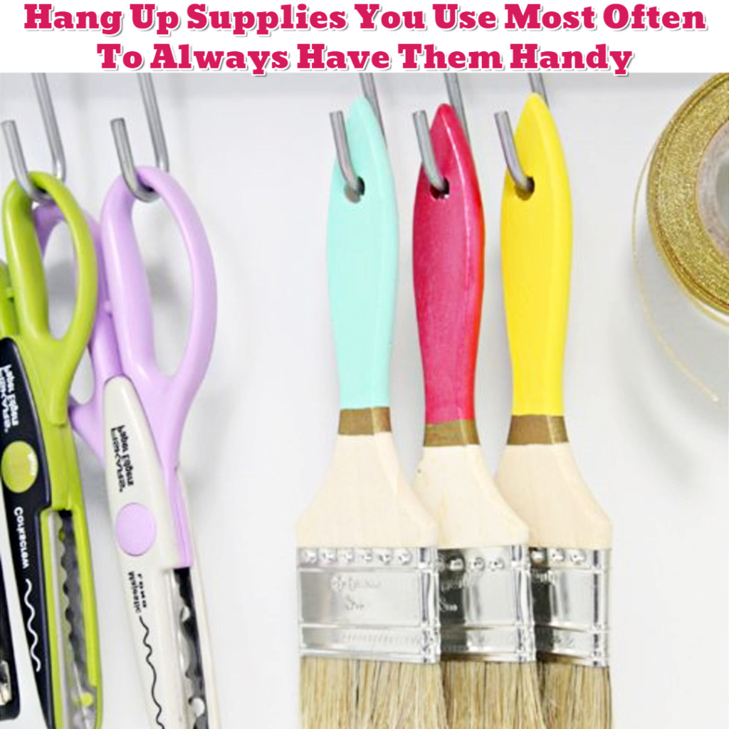 Craft supplies organization ideas - Getting Organized - 50+ Easy DIY organization Ideas To Help Get Organized #getorganized #gettingorganized #organizationideasforthehome #diyhomedecor #organizingideas #cleaninghacks #lifehacks #diyideas