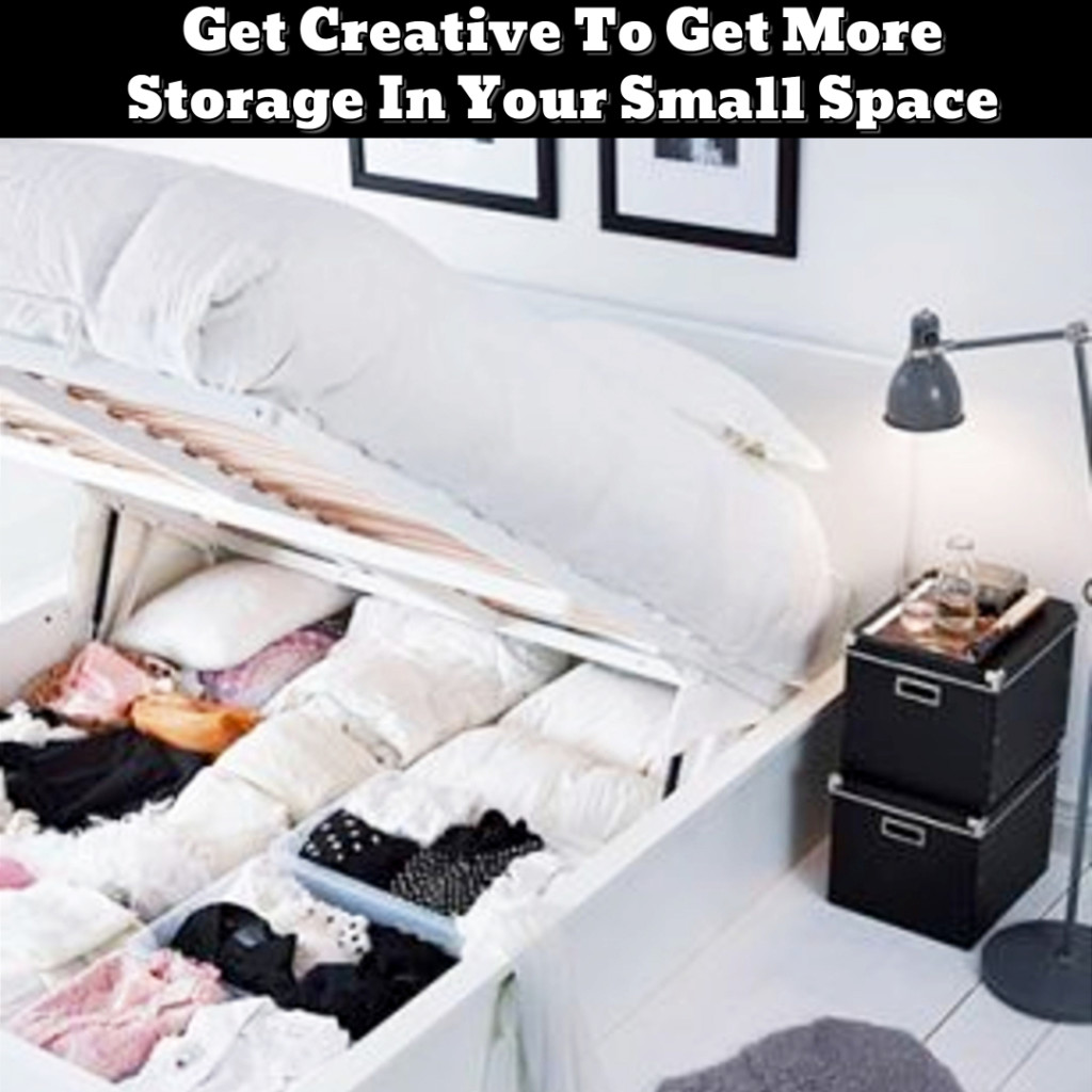 Small Space Storage Hacks - Bedroom Organization ideas - Getting Organized - 50+ Easy DIY organization Ideas To Help Get Organized #getorganized #gettingorganized #organizationideasforthehome #diyhomedecor #organizingideas #cleaninghacks #lifehacks #diyideas