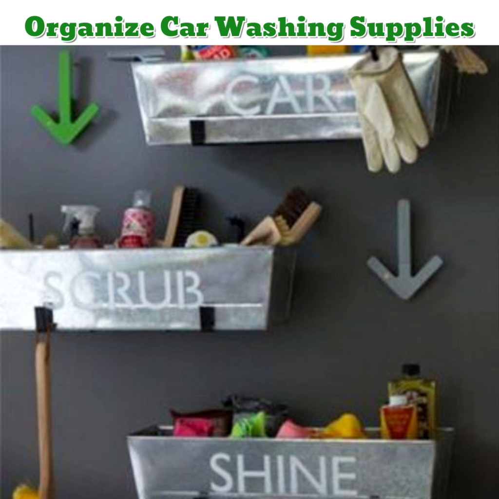 Garage Organization hack - Organize Car Supplies - Getting Organized - 50+ Easy DIY organization Ideas To Help Get Organized #getorganized #gettingorganized #organizationideasforthehome #diyhomedecor #organizingideas #cleaninghacks #lifehacks #diyideas