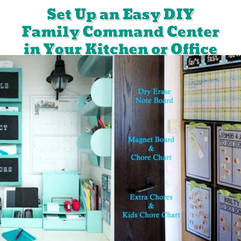 Family schedule organization ideas - DIY command center - Getting Organized - 50+ Easy DIY organization Ideas To Help Get Organized #getorganized #gettingorganized #organizationideasforthehome #diyhomedecor #organizingideas #cleaninghacks #lifehacks #diyideas