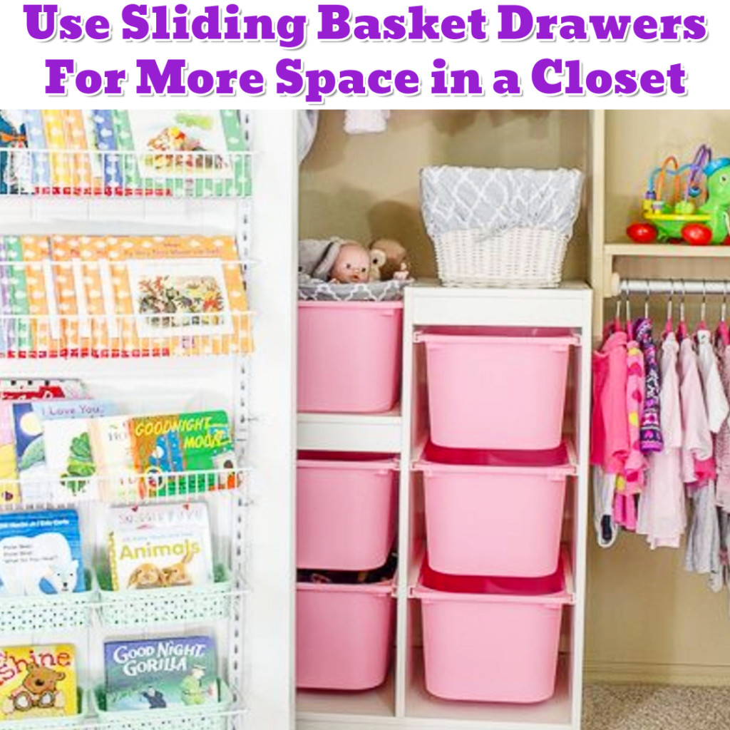 Baby closet organization idea for small nursery closet - Getting Organized - 50+ Easy DIY organization Ideas To Help Get Organized #getorganized #gettingorganized #organizationideasforthehome #diyhomedecor #organizingideas #cleaninghacks #lifehacks #diyideas