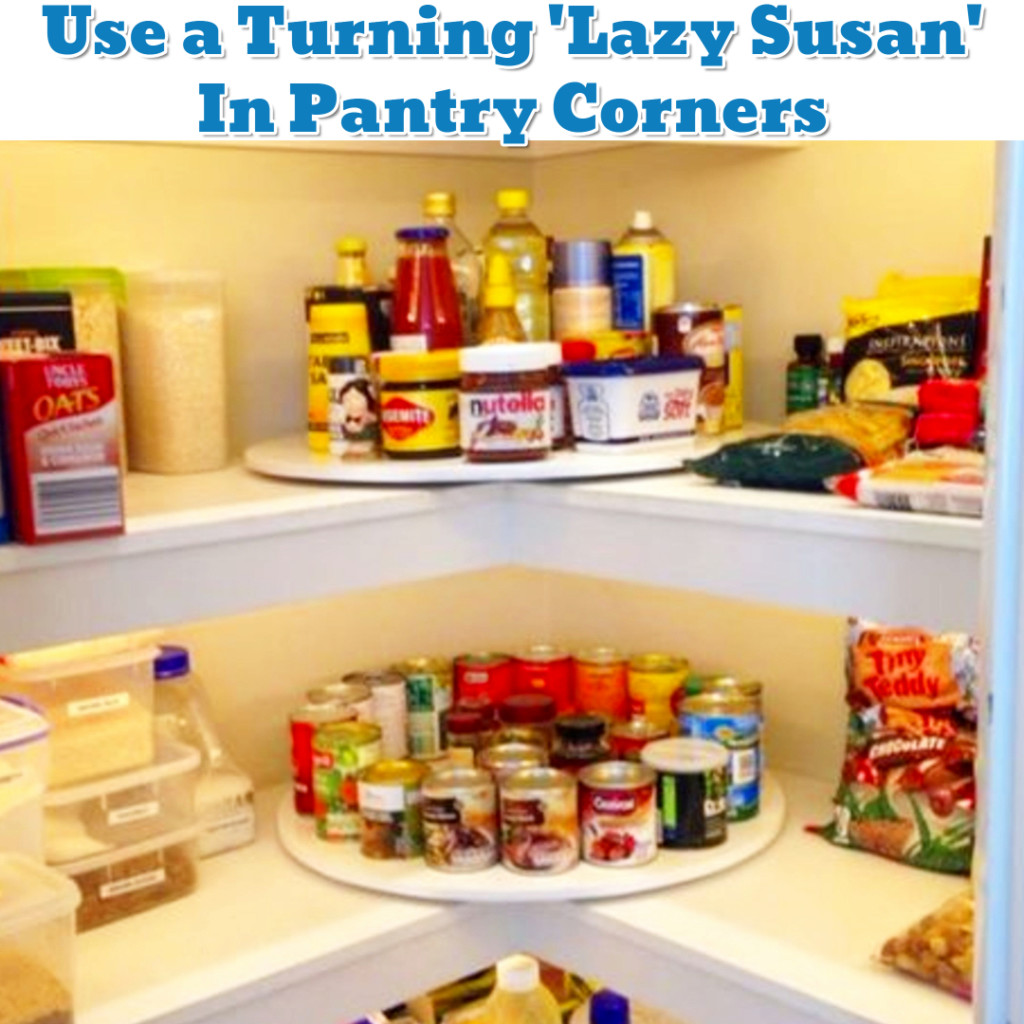 Pantry organization hack - get more space in kitchen pantry - Getting Organized - 50+ Easy DIY organization Ideas To Help Get Organized #getorganized #gettingorganized #organizationideasforthehome #diyhomedecor #organizingideas #cleaninghacks #lifehacks #diyideas