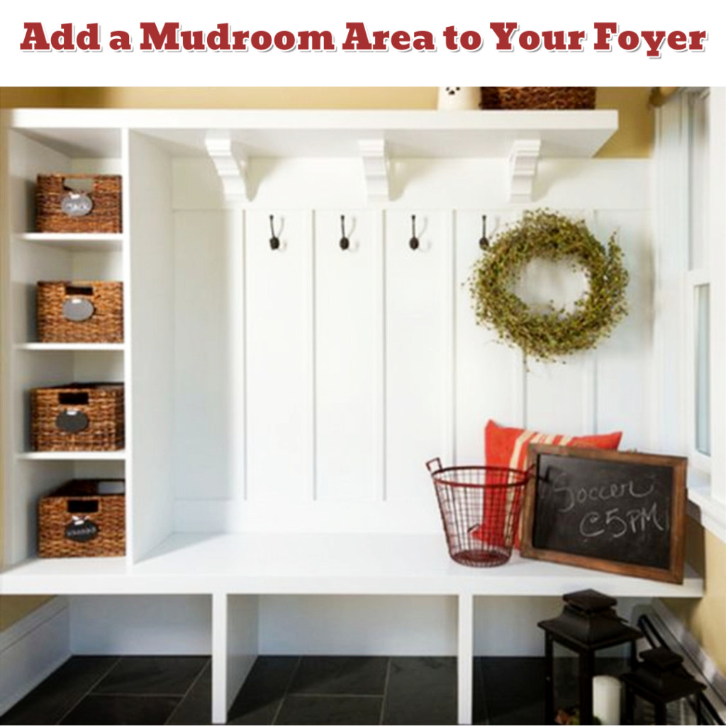 Foyer organization and mud room design idea - Getting Organized - 50+ Easy DIY organization Ideas To Help Get Organized #getorganized #gettingorganized #organizationideasforthehome #diyhomedecor #organizingideas #cleaninghacks #lifehacks #diyideas