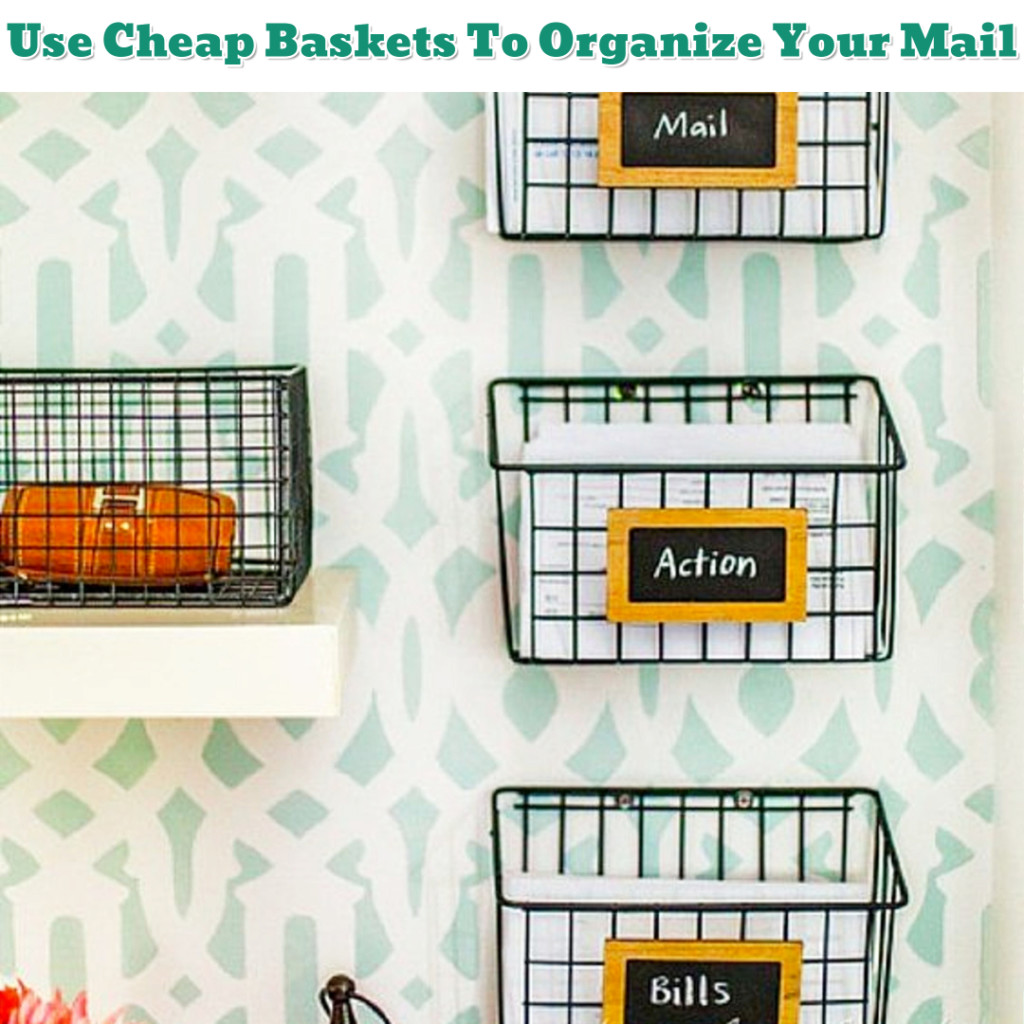 Home Office Organization - How To Organize Bills and Mail - Getting Organized - 50+ Easy DIY organization Ideas To Help Get Organized #getorganized #gettingorganized #organizationideasforthehome #diyhomedecor #organizingideas #cleaninghacks #lifehacks #diyideas