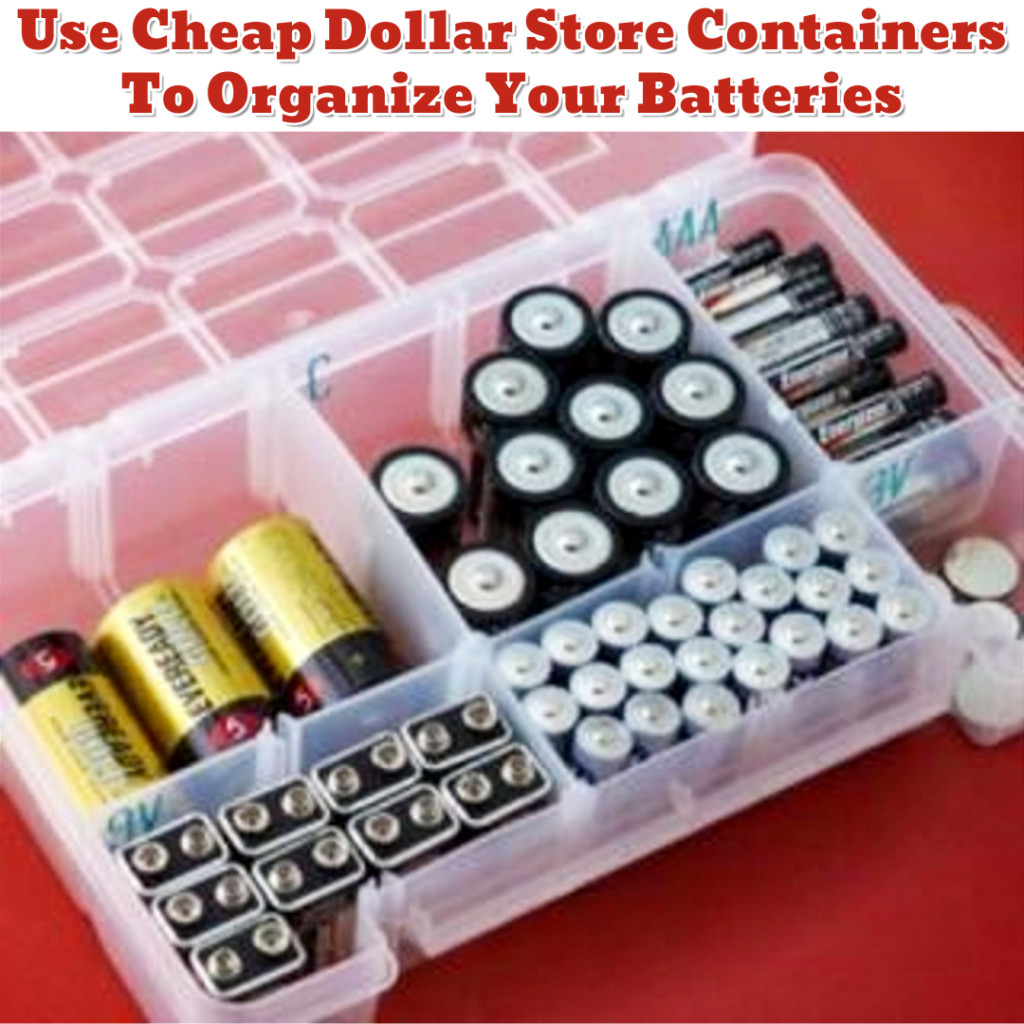 Junk Drawer Battery Organization - Getting Organized - 50+ Easy DIY organization Ideas To Help Get Organized #getorganized #gettingorganized #organizationideasforthehome #diyhomedecor #organizingideas #cleaninghacks #lifehacks #diyideas