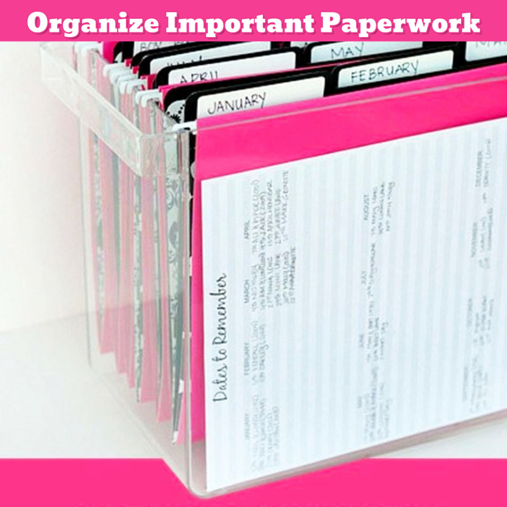 Office organization ideas - how to organize bills and paperwork - Getting Organized - 50+ Easy DIY organization Ideas To Help Get Organized #getorganized #gettingorganized #organizationideasforthehome #diyhomedecor #organizingideas #cleaninghacks #lifehacks #diyideas