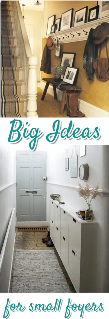 Small Foyer Decorating Ideas - DIY small front entryway ideas