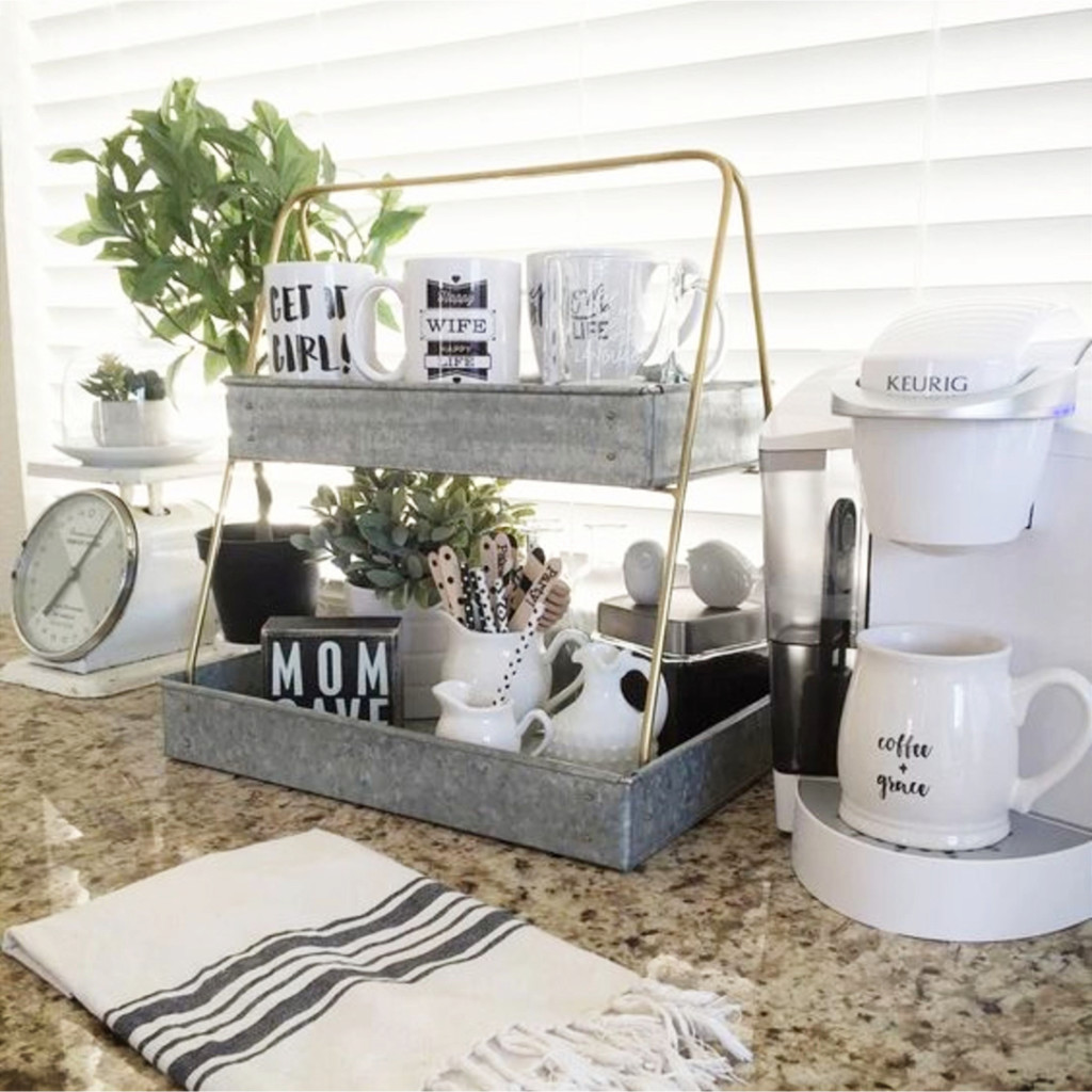 Coffee area in my kitchen