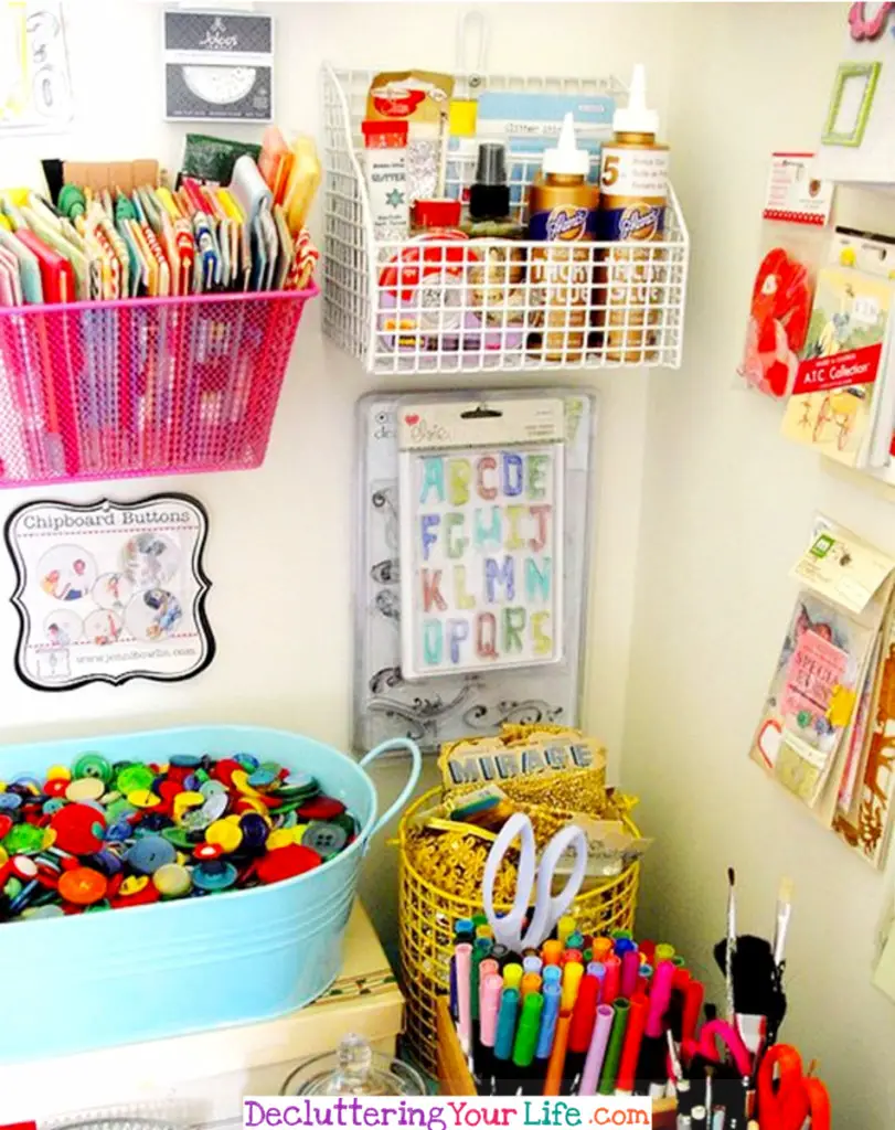 Craft Room Ideas On a Budget - Smart DIY Craft Room Organizing Ideas #gettingorganized #goals #organizationideasforthehome