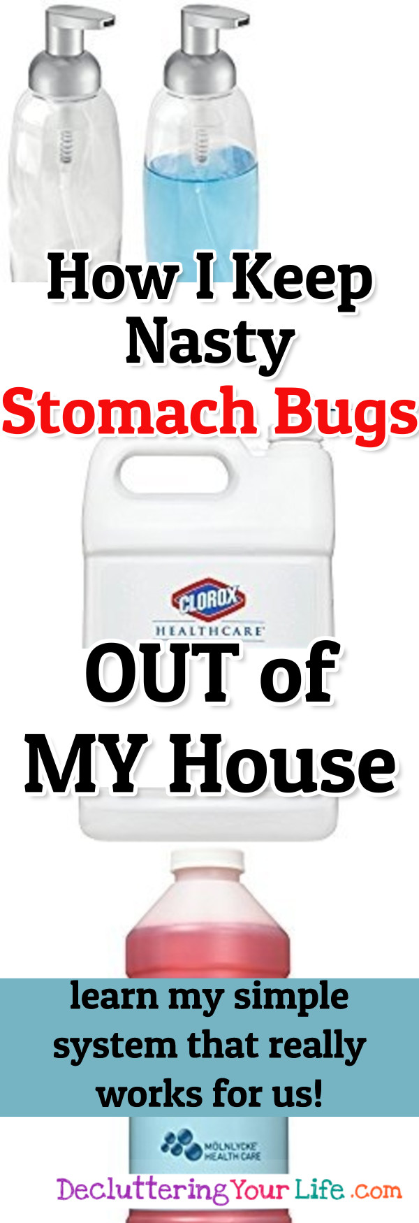 How I keep from getting a stomach virus and how to keep stomach bugs from spreading in your house...and KEEP those germs OUT of your house to begin with.  This REALLY works for me!