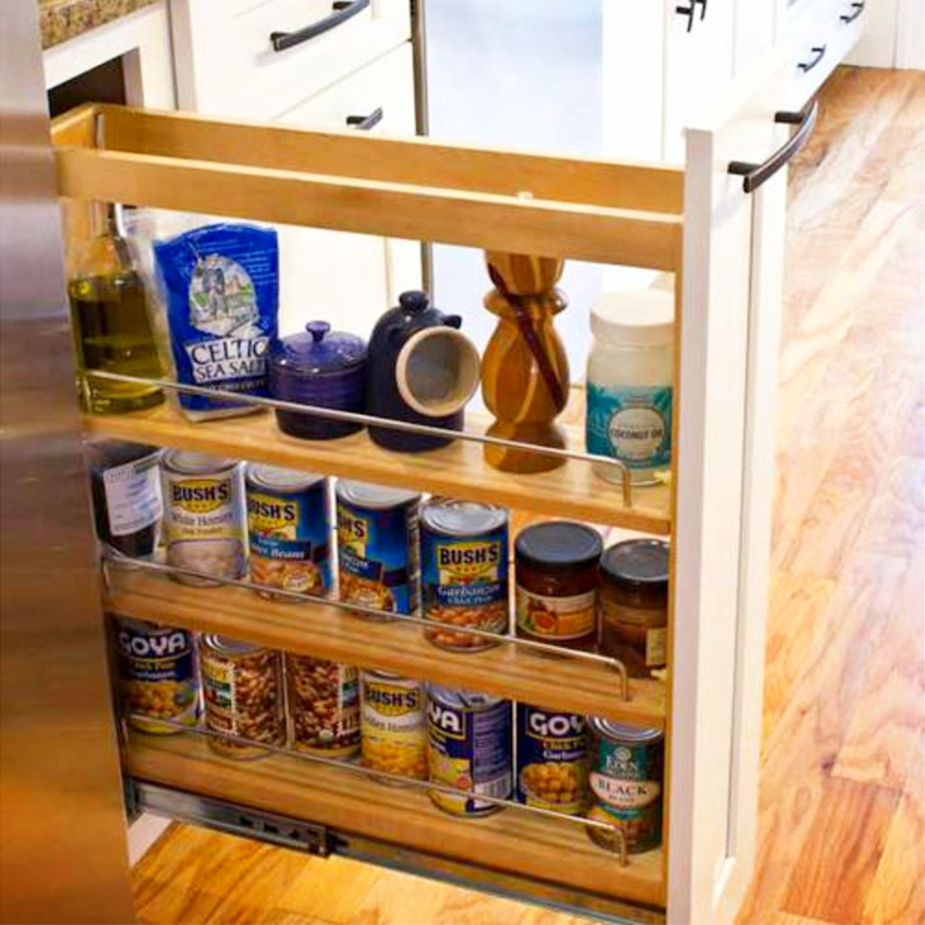 Small Kitchen Organization Hacks - How to Organize a Small Kitchen with No Pantry #smallkitchenorganization #nopantry #nopantrysolutions #kitchenorganization #gettingorganized #organizationideasforthehome #storagesolutions #diystorageideas