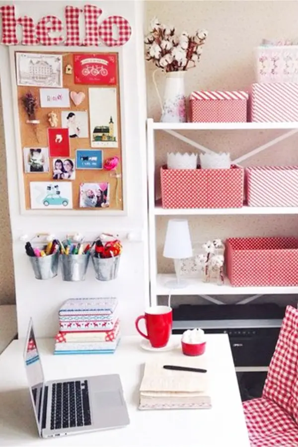 Home organization tips and useful life hacks I love! Use baskets, bins, bright colored buckets and shelves for organizing life.  When you're getting organized make staying organized easier with pretty and clever cleaning hacks like these.  Great for home office organization, college dorm organization and organizing ideas for all rooms.