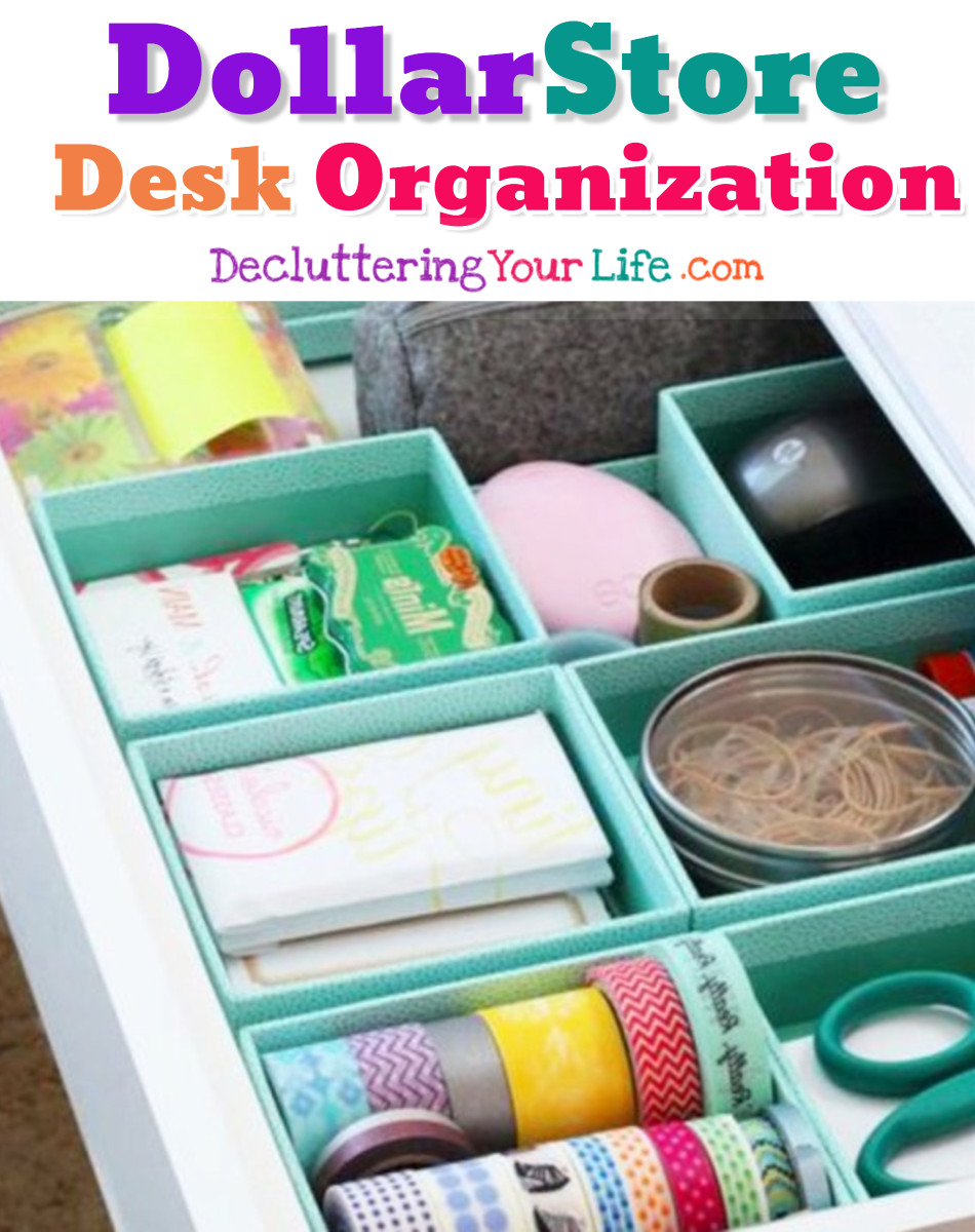 Desk Organization Ideas - Simple Tips & DIY Ideas For Your Home Office ...