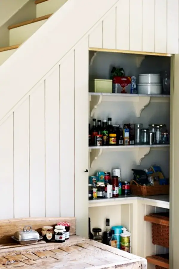 Under stair storage ideas - pantry under stairs