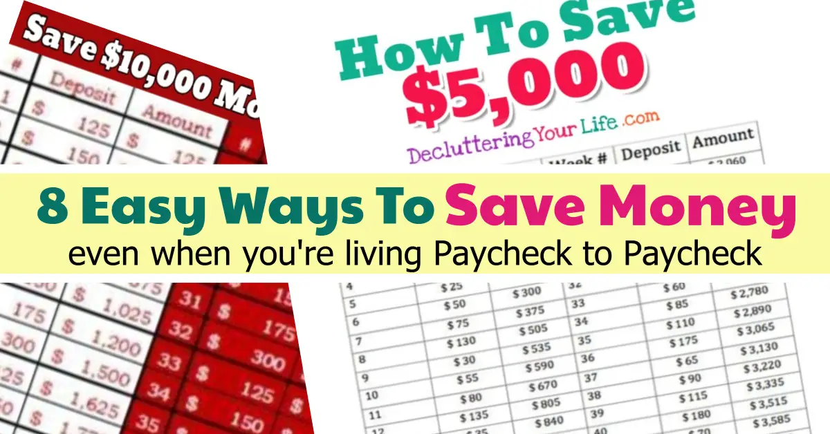 Money Saving Challenge Printable Savings Planner Savings Tracker Save 500 in 30 Days!
