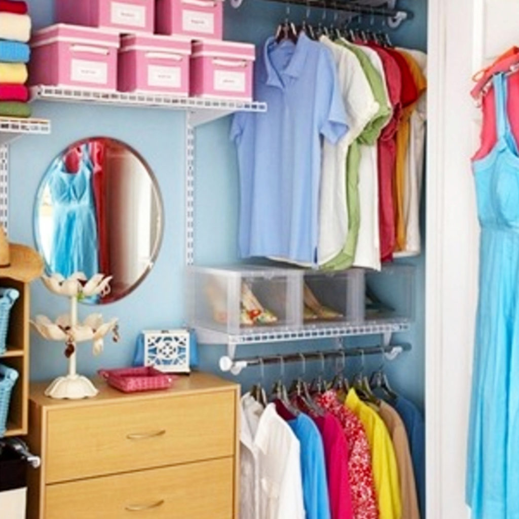 Dorm Closet Ideas - Space Saving Dorm Room Closet Organization Ideas