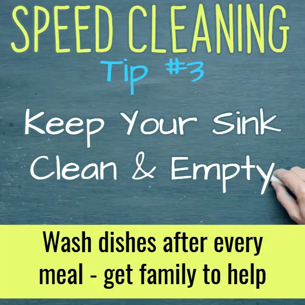 Quick cleaning tips for a quick clean house. Speed cleaning hacks, checklists and tips to clean house fast (even if you're speed cleaning for company)