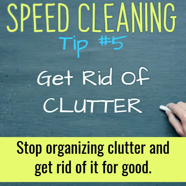 Clean your house FAST with these speed cleaning hacks and tips. This speed cleaning checklist helps clean house fast.
