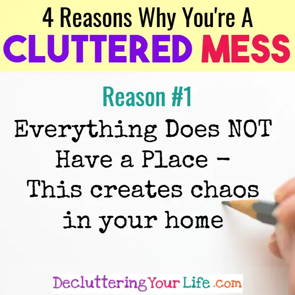 Messy people TRUTHS - how to start cleaning a messy house when YOU are a cluttered mess. Here's why you have a messy house.