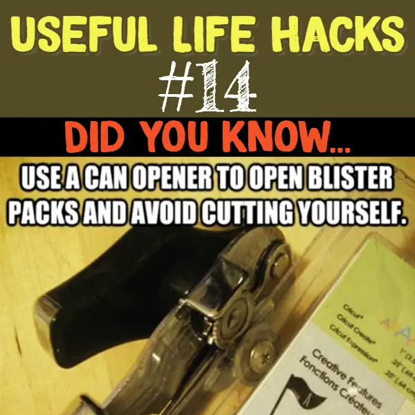Sure wish I had thought of this household hack BEFORE I cut my hands all up! Useful life hacks to make life easier - household hacks... MIND BLOWN!