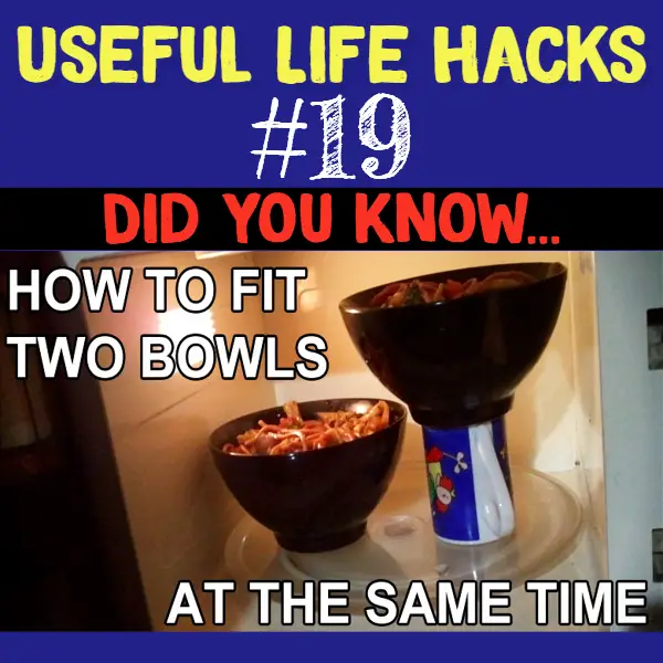 How to fit two bowls in the microwave (pretty genius!) Useful life hacks to make life easier - household hacks... MIND BLOWN!