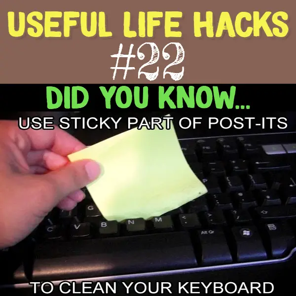Creative way to clean your computer or laptop keyboard.. Useful life hacks to make life easier - household hacks... MIND BLOWN!