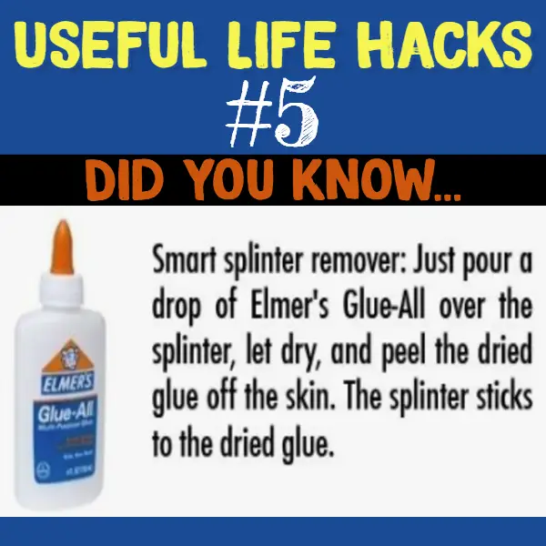 Clever life hack to remove splinters.. Useful life hacks to make life easier - household hacks... MIND BLOWN!