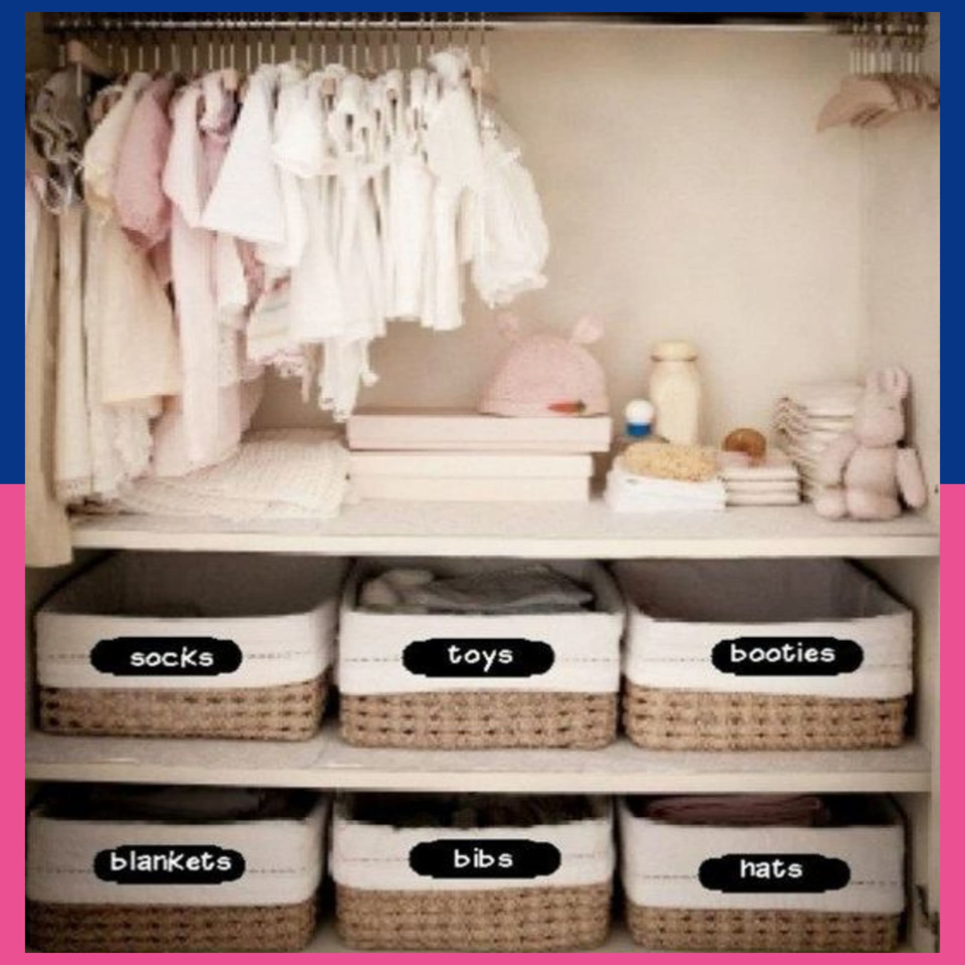 Simple Nursery Closet Organization Ideas — Organize Nashville