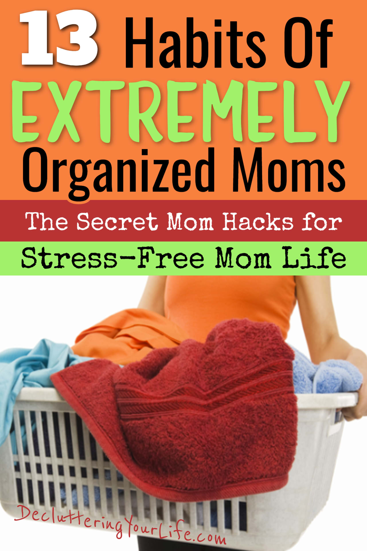 Organized Mom HACKS - Getting Organized at Home is hard when you're feeling overwhelmed by clutter and mom life. Printable checklist of useful life hacks, cleaning hacks tips and tricks, clutter organization ideas, speed cleaning tips, storage solutions (and motivation) and easy DIY organization ideas will get you organizing your home like Organized Moms! Tidy up, organize declutter your life and STAY organized even if you're on a budget or a lazy girl. Simple household hacks to simplify your life.
