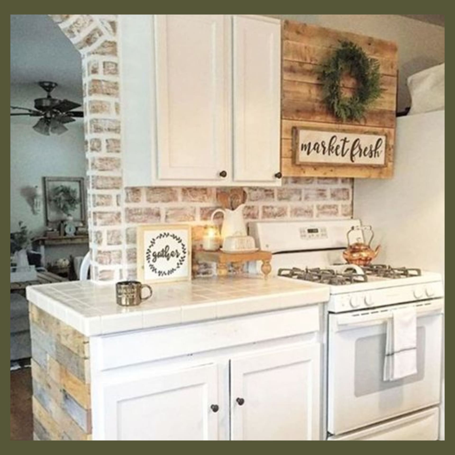 Farmhouse decor on a budget - small farmhouse kitchen decorating ideas