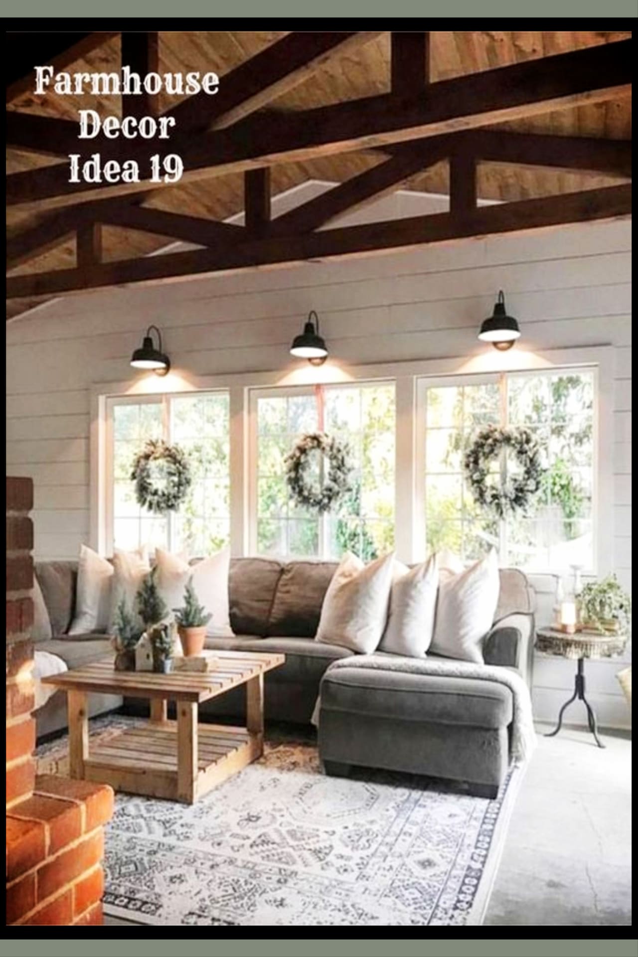 Farmhouse living room ideas on a budget