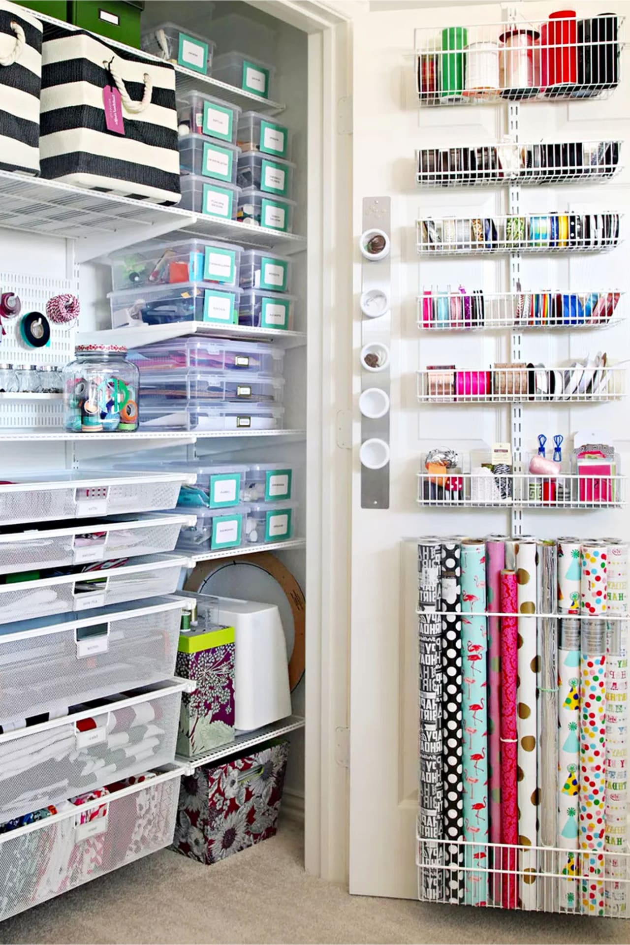 EXTREME Craft Supply Organization 🌟 Craft Room Declutter and Storage  Solutions & Hacks! 