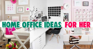 Home Office Space Design Ideas For HER In ANY Small Space-NEW for 2024