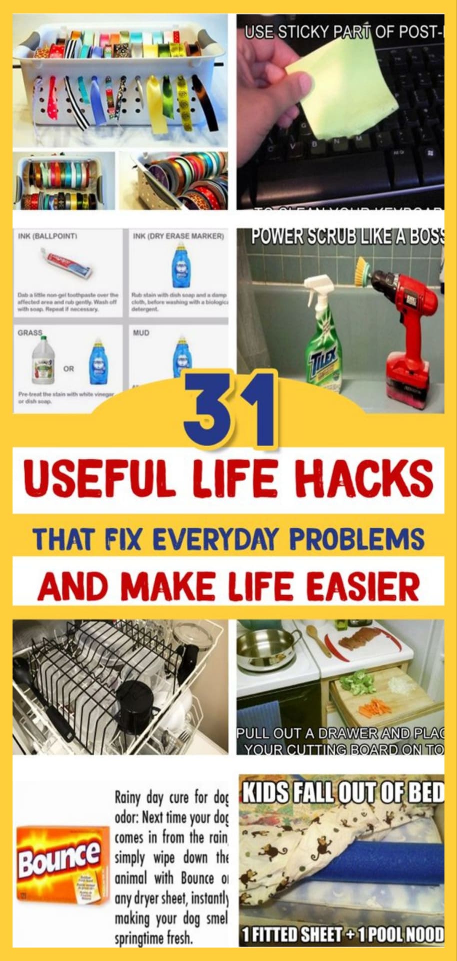 Useful Life Hacks - MIND BLOWN!  Households life hacks and good to know hacks tips and lifehacks - these household hacks, cleaning tips & tricks are such helpful hints and life changing lifehacks every girl should know. Smart Tips for Everyday Life!  These real life hacks and cheats are simple life hacks to use around the house. Useful life hacks that fix everyday problems and make life easier.  Cleaning hacks, Household hacks, life hacks mind blown and life hacks for home organization.  Life hacks for home and cool household hacks, tips and tricks.