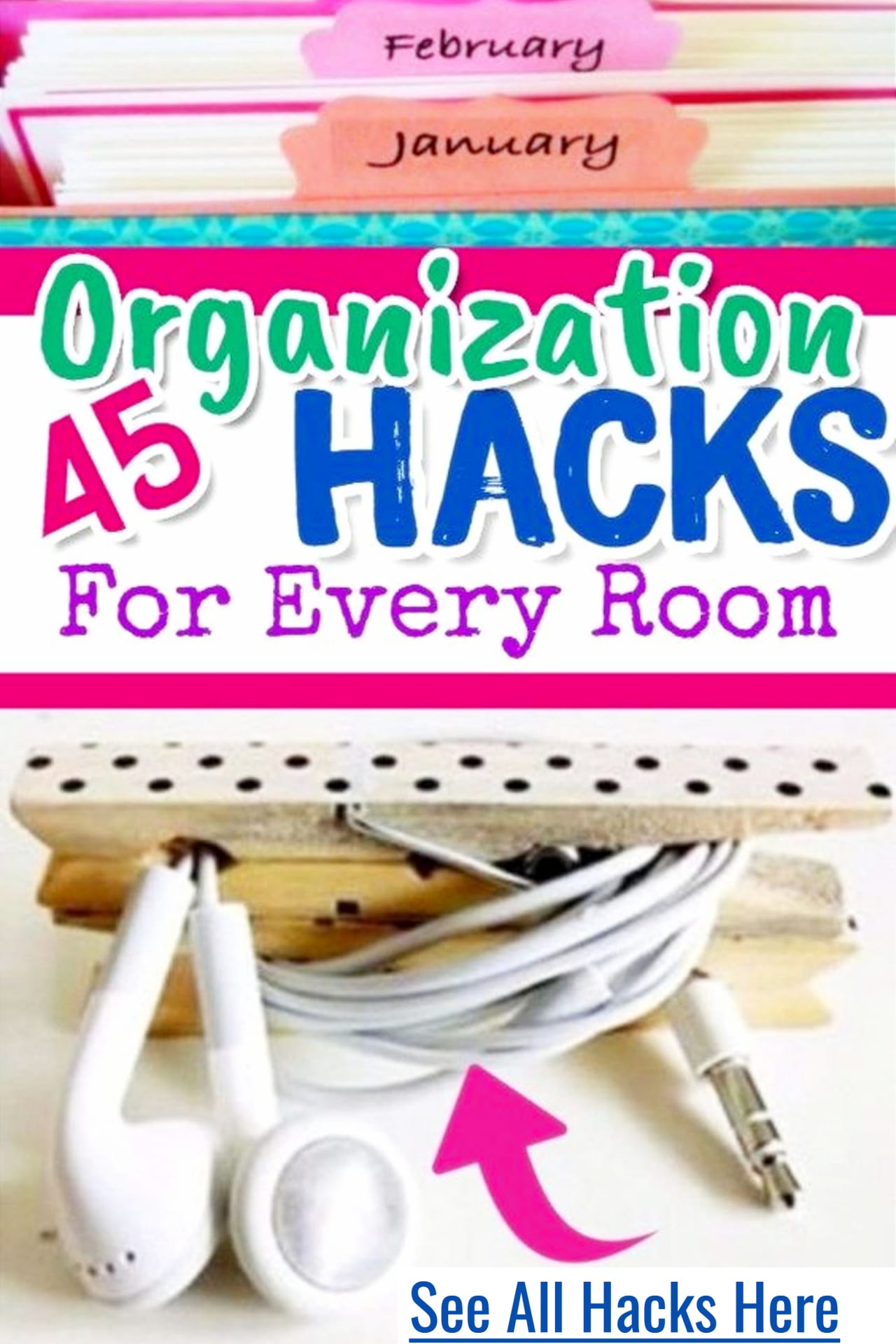 Organization Ideas for the Home - DIY Clutter SOLUTIONS! Declutter and Organize When Feeling OVERWHELMED.  Simple Clutter Tips, Storage Solutions and things to do to have a clean house.  Uncluttering Your Home does NOT have to be overwhelming - these clutter control ideas are decluttering made easy. How to organize your home room by room on a budget step by step (even with kids) for a clutter free home without stress.