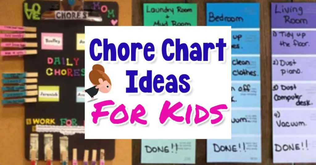 Chore Chart Ideas - 47 DIY Chore Boards & Reward Charts for Kids